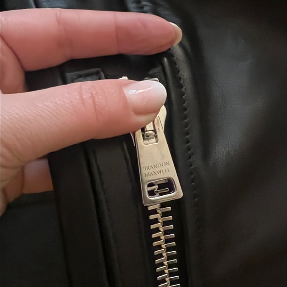 The Lottie double breasted leather jacket - Picture 6 of 8